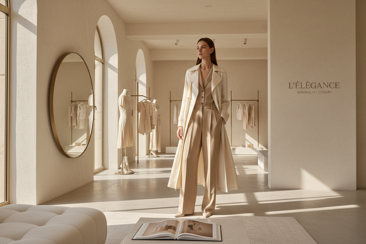Bannière élégante mode femme