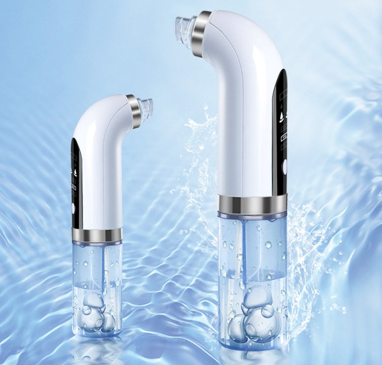 Aspirateur Points Noirs Visage – 5 Niveaux & 6 Têtes Interchangeables