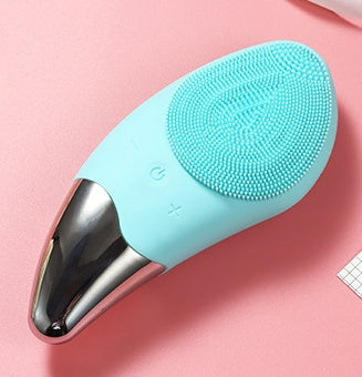 Brosse Nettoyante Visage Silicone – Vibrations Ultrasoniques 4 Vitesses