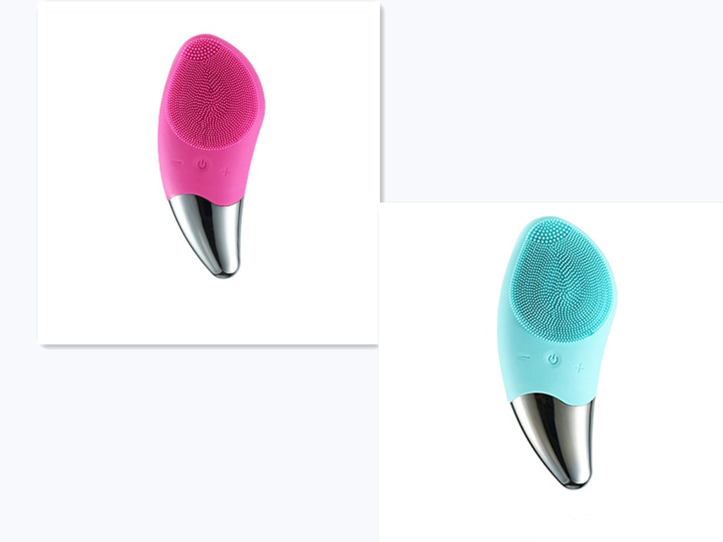 Brosse Nettoyante Visage Silicone – Vibrations Ultrasoniques 4 Vitesses