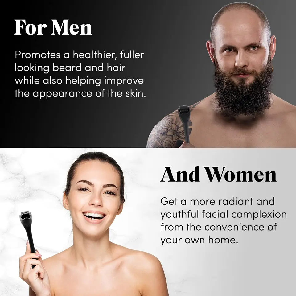 540 Micro Needle Derma Roller for Face, Body and Beard