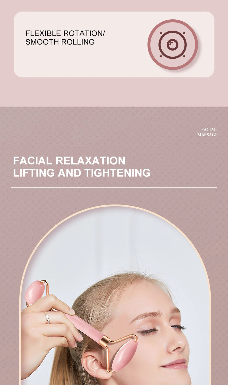 Facial Resin Massage Roller for Face, Neck and Eyes